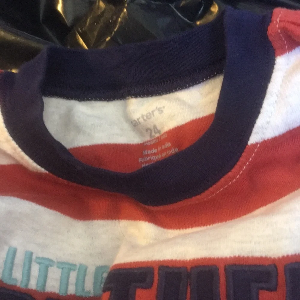 Carters little brother long sleeved one piece 24m